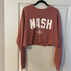 NASH nashville cropped sweater super warm size small